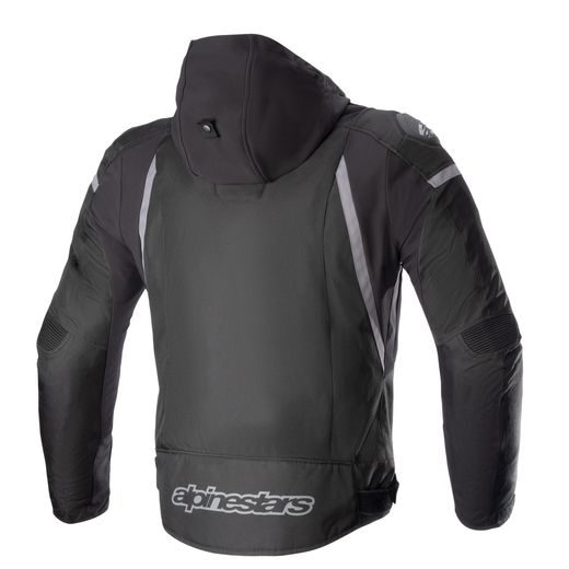 BUNDA ZACA WATERPROOF, ALPINESTARS (ČERNÁ/TMAVĚ ŠEDÁ) 2024
