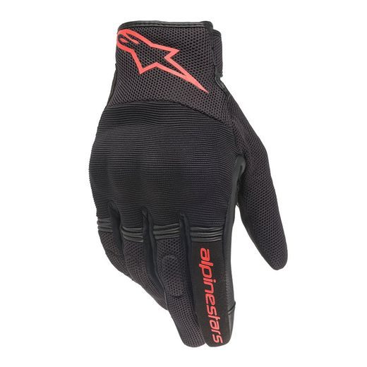 RUKAVICE COPPER, ALPINESTARS (ČERNÁ/ČERVENÁ FLUO)