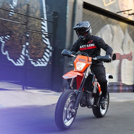 BUNDA SMX AIR, ALPINESTARS (ČERNÁ/ČERVENÁ FLUO) 2024