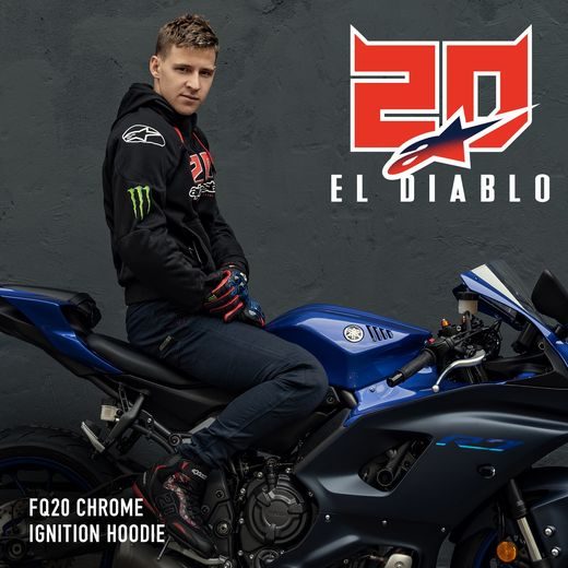 BUNDA CHROME IGNITION MONSTER FQ20 KOLEKCE, ALPINESTARS (ČERNÁ/ČERVENÁ/BÍLÁ/ZELENÁ) 2024