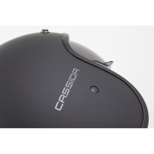 PŘILBA OXYGEN 2.0 SOLID, CASSIDA (ČERNÁ MATNÁ/TMAVĚ ŠEDÁ) 2025