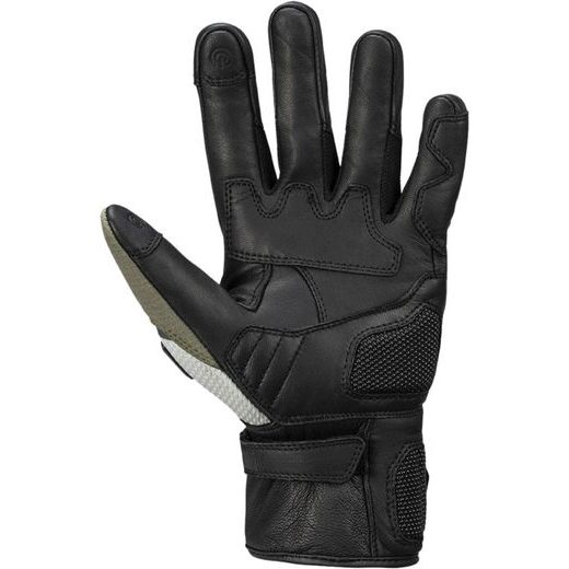 RUKAVICE IXS MONTEVIDEO-AIR 2.0 X40470 BLACK-GREEN-LIGHT GREY S