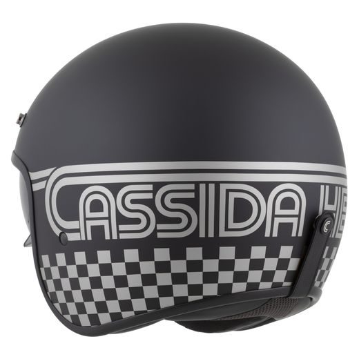 PŘILBA OXYGEN 2.0 RONDO, CASSIDA (ČERNÁ MATNÁ/STŘÍBRNÁ) 2025