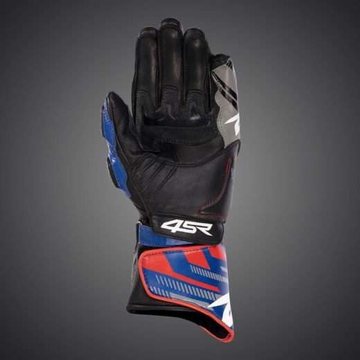 4SR PÁNSKÉ KOŽENÉ MOTO RUKAVICE SPORT CUP PLUS EVO BLUE