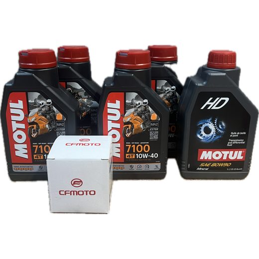 MOTUL SADA PRO KOMPLETNÍ VÝMĚNU OLEJŮ CFMOTO X8 PREMIUM