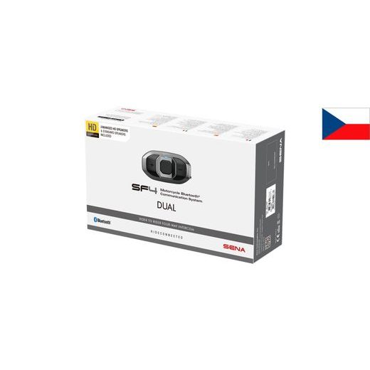 BLUETOOTH HANDSFREE HEADSET SF4 (DOSAH 1,2 KM), SENA (SADA 2 JEDNOTEK)