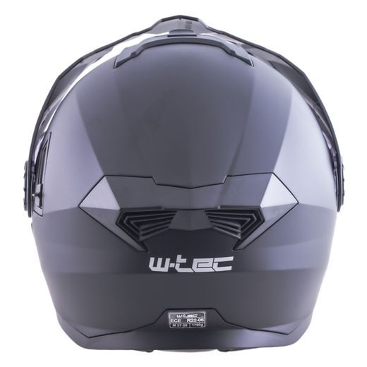 VÝKLOPNÁ ENDURO PŘILBA W-TEC BISCAIA P/J ČERNÁ LESKLÁ *