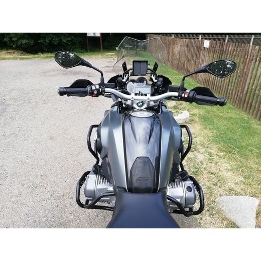 OCHRANNÉ RÁMY MOTORU RDMOTO CF120KD MATNÁ ČERNÁ VRCHNÍ A SPODNÍ PRO BMW R 1200 GS 2013-2019