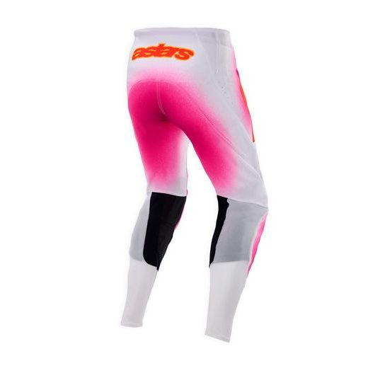 KALHOTY SUPERTECH LIMITOVANÁ EDICE MIG, ALPINESTARS (RŮŽOVÁ FLUO/BÍLÁ/ORANŽOVÁ) 2025