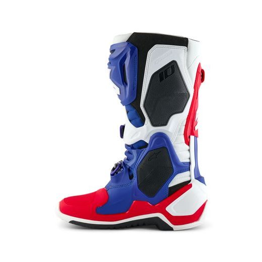 BOTY TECH 10 LIMITOVANÁ EDICE FORTITUDE, ALPINESTARS (BÍLÁ/MODRÁ/ČERVENÁ) 2025