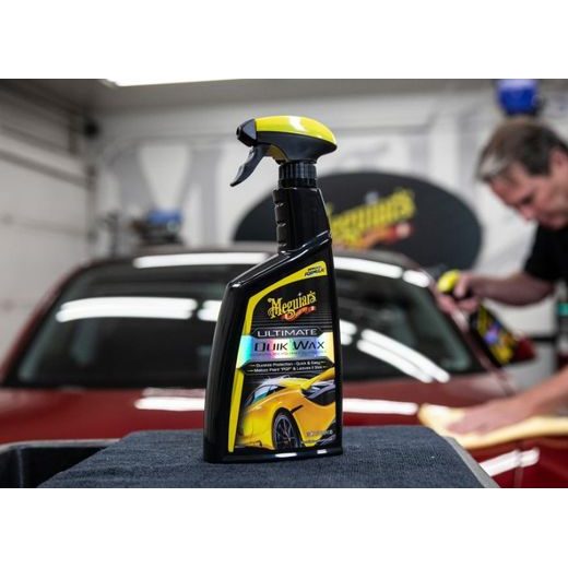 MEGUIAR'S ULTIMATE QUIK WAX - VYLEPŠENÝ POLYMEROVÝ RYCHLÝ VOSK, V ROZPRAŠOVAČI, 473 ML