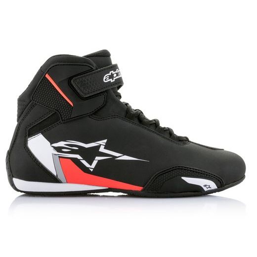 BOTY SEKTOR, ALPINESTARS (ČERNÁ/BÍLÁ/ČERVENÁ FLUO) 2024