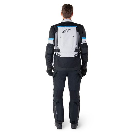 BUNDA BOGOTA PRO DRYSTAR, ALPINESTARS (ŠEDÁ/ČERNÁ/MODRÁ) 2025
