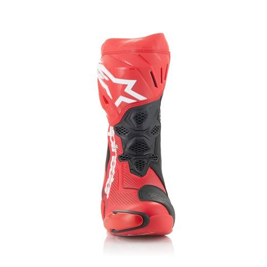 BOTY SUPERTECH R VENTED, ALPINESTARS (ČERVENÁ FLUO/ČERVENÁ) 2025