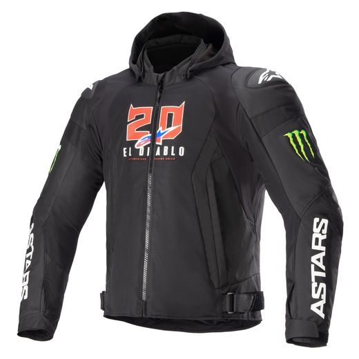 BUNDA ZACA AIR WATERPROOF MONSTER FQ20 KOLEKCE, ALPINESTARS (ČERNÁ/ČERVENÁ/MODRÁ/BÍLÁ/ZELENÁ) 2024