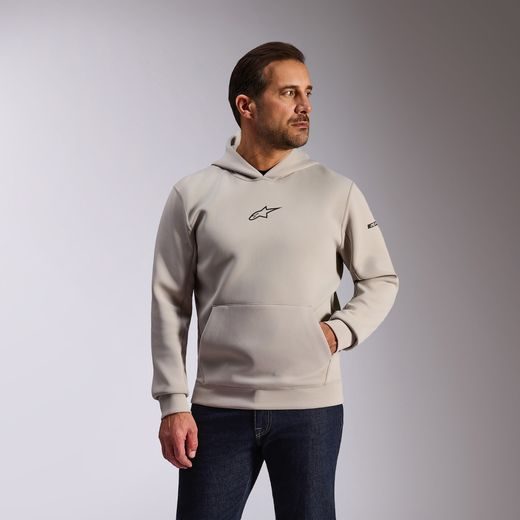 MIKINA INSIGHT HOODIE, ALPINESTARS (ŠEDÁ)