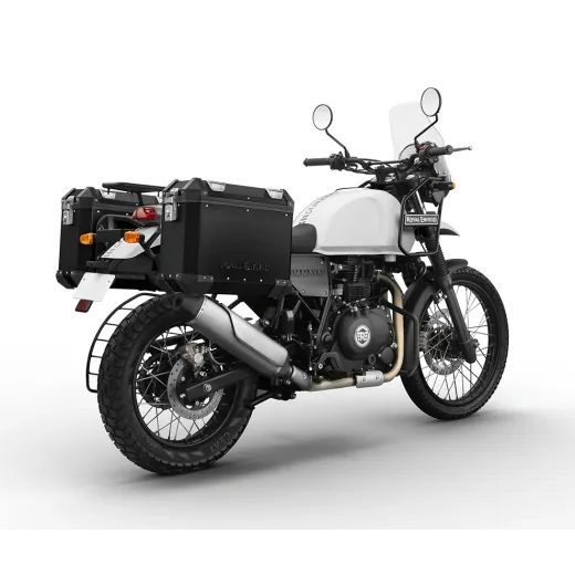 ROYAL ENFIELD HLINÍKOVÉ KUFRY HIMALAYAN 450, 411, SCRAM 411 ČERNÉ