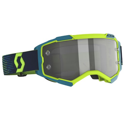 SCOTT MOTOKROSOVÉ BRÝLE FURY LS NEON YELLOW BLUE LIGHT SENSITIVE GREY WORKS