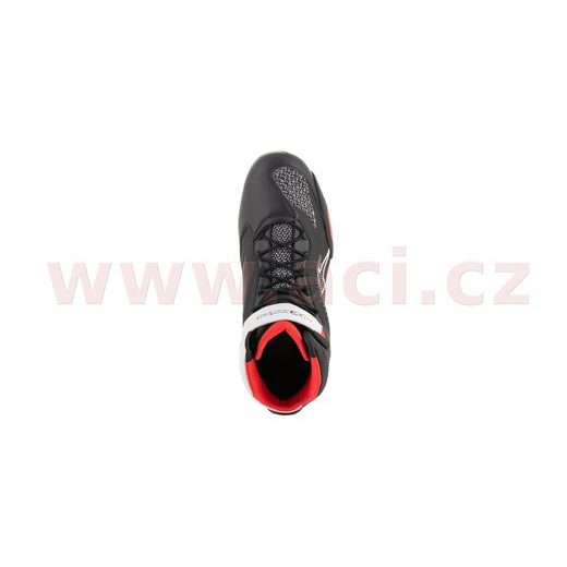 BOTY FASTER-3 RIDEKNIT, ALPINESTARS (ČERNÉ/BÍLÉ/ČERVENÉ)