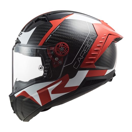 INTEGRÁLNÍ HELMA LS2 FF805 THUNDER CARBON RACING1 GL.RED WHITE