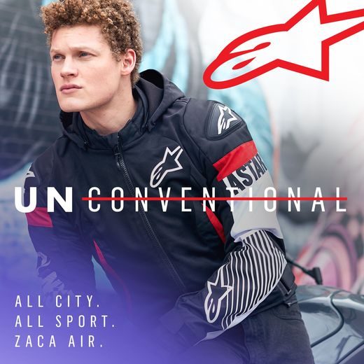 BUNDA ZACA AIR WATERPROOF, ALPINESTARS (ČERNÁ/BÍLÁ/ČERVENÁ FLUO) 2024