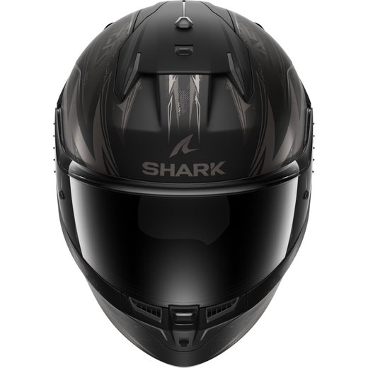 INTEGRÁLNÍ MOTO HELMA SHARK D-SKWAL 3 BLANK MATNÁ ČERNÁ ŠEDÁ