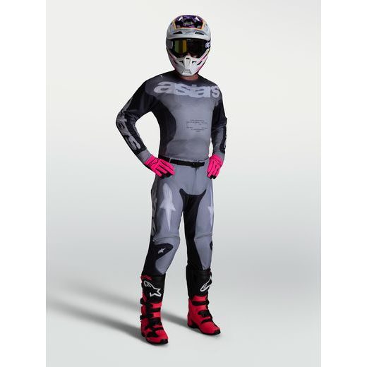 KALHOTY RACER AMBER, ALPINESTARS (TMAVĚ ŠEDÁ/SVĚTLE ŠEDÁ) 2027