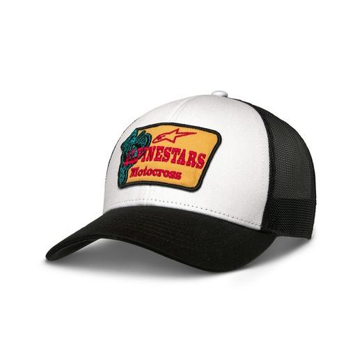 KŠILTOVKA HARDWARE TRUCKER, ALPINESTARS (BÍLÁ/ČERNÁ)