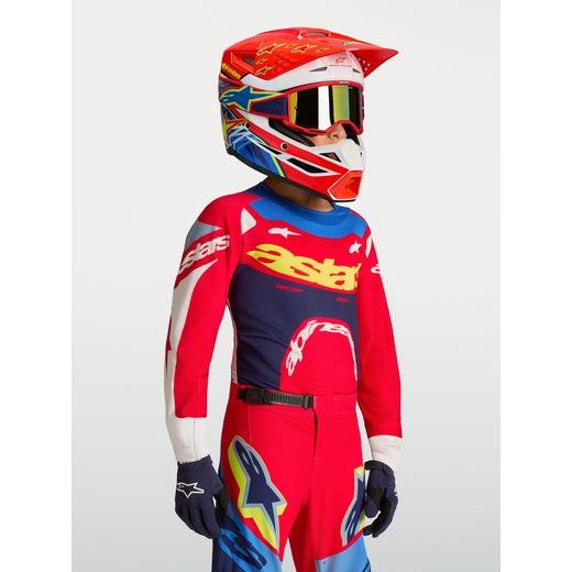 DRES SUPERTECH DYNA YOUTH, ALPINESTARS, DĚTSKÉ (ČERVENÁ/BÍLÁ/MODRÁ/ZELENÁ/ČERNÁ) 2027
