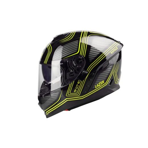 PŘILBA LAZER RAFALE DARKSIDE (ČERNÁ/ŽLUTÁ)