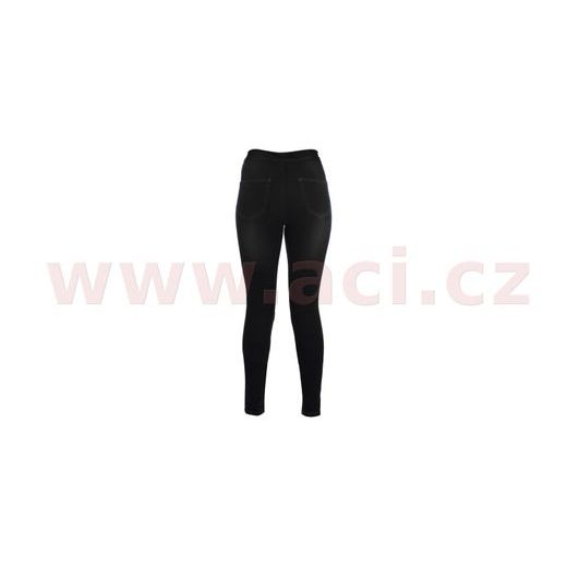 ZKRÁCENÉ KALHOTY SUPER JEGGINGS 2.0, OXFORD, DÁMSKÉ (ČERNÉ)
