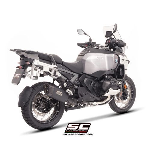 SC-PROJECT BMW R 1300 ADVENTURE GS 2025 TITANOVÝ VÝFUK MATNĚ ČERNÁ ADVENTURE-R E5+