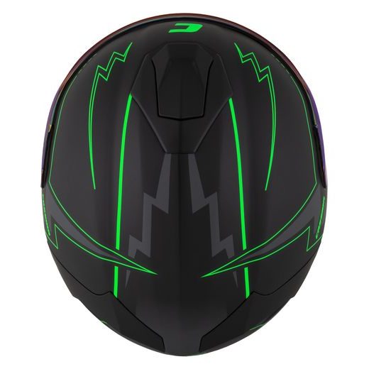 PŘILBA CASSIDA GT 2.1 FLASH (ČERNÁ MATNÁ/ZELENÁ FLUO/TMAVĚ ŠEDÁ) PLEXI S PŘÍPRAVOU PRO PINLOCK