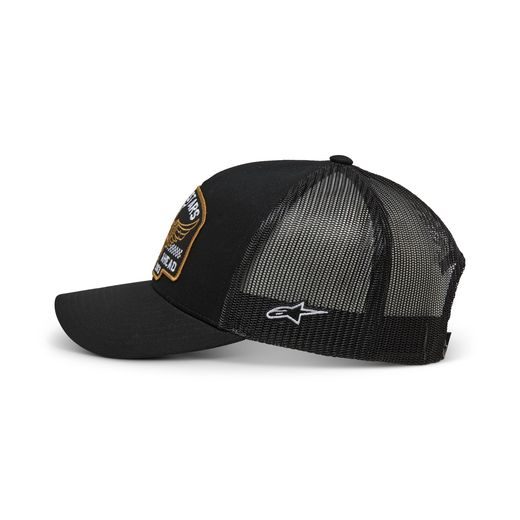 KŠILTOVKA HERITAGE PATCH TRUCKER, ALPINESTARS (ČERNÁ/ČERNÁ)