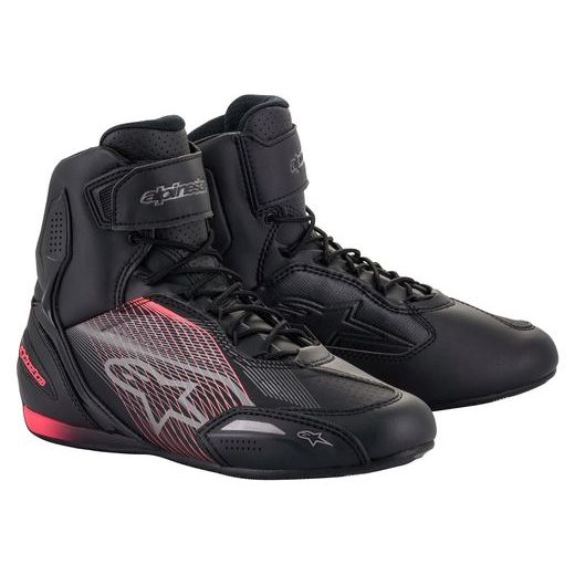 BOTY STELLA FASTER-3, ALPINESTARS, DÁMSKÉ (ČERNÁ/STŘÍBRNÁ/RŮŽOVÁ)
