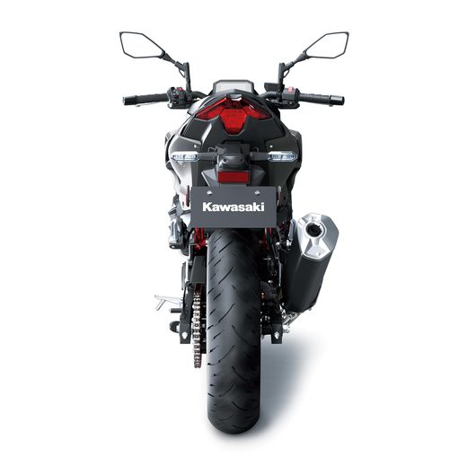 KAWASAKI Z500 SE MY24 CANDY PERSIMMON RED / METALLIC FLAT SPARK BLACK / METALLIC MATTE GRAPHENESTEEL GRAY