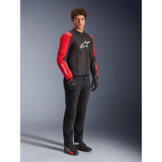 BUNDA T-SPS 2 WATERPROOF, ALPINESTARS (ČERVENÁ/ČERNÁ/BÍLÁ) 2026