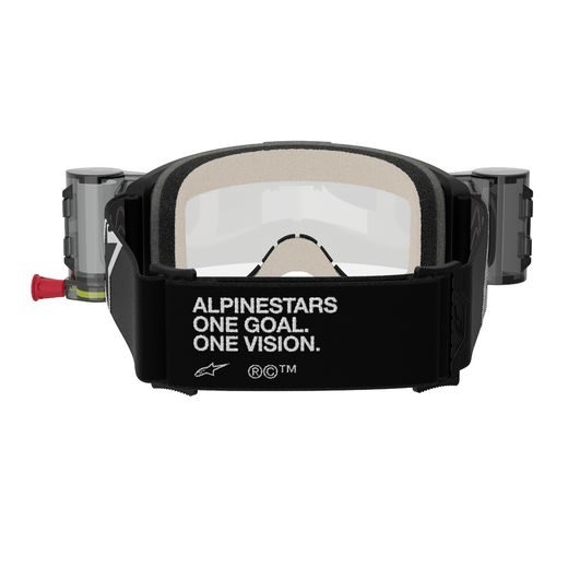 ALPINESTARS BRÝLE VISION 5 CORP ROLL-OFF WIDE VISION, ALPINESTARS (ČERNÁ, ČIRÉ PLEXI A ROLL-OFF SYSTÉM)