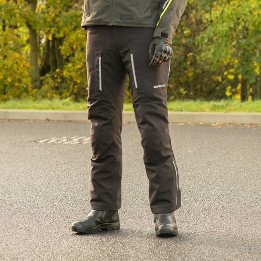 ZKRÁCENÉ KALHOTY HINTERLAND DRY2DRY™, OXFORD ADVANCED (ČERNÉ)