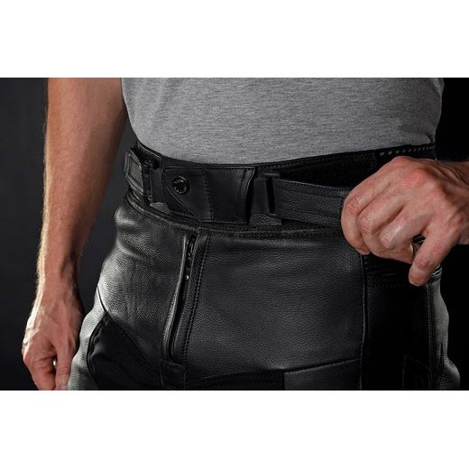 4SR PÁNSKÉ KOŽENÉ MOTO KALHOTY TR 3 BLACK