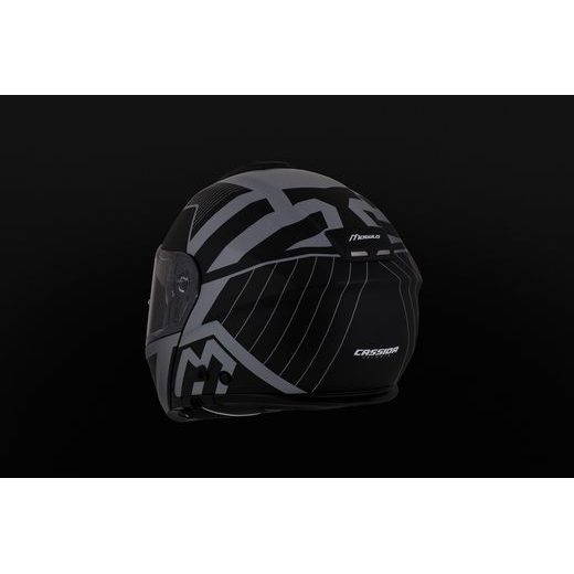 PŘILBA CASSIDA MODULO 2.1 PROFILE VISION (ČERNÁ MATNÁ/ŠEDÁ/ŠEDÁ REFLEXNÍ, PLEXI S PŘÍPRAVOU PRO PINLOCK)