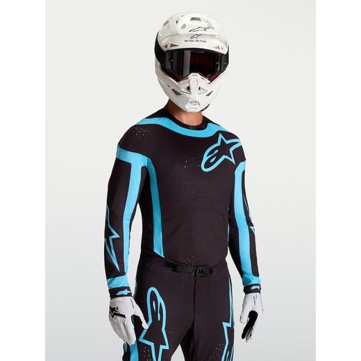 DRES SUPERTECH VESTA, ALPINESTARS (ČERNÁ/TYRKYSOVÁ) 2027