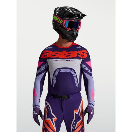 DRES SUPERTECH DYNA, ALPINESTARS (SVĚTLE FIALOVÁ/MODRÁ/RŮŽOVÁ/BÍLÁ) 2027