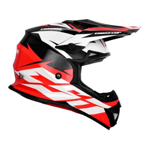 PŘILBA CASSIDA CROSS CUP TWO (ČERVENÁ/BÍLÁ/ČERNÁ) 2023