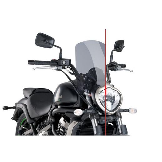 PUIG PLEXI ŠTÍT TOURING SMOKE PRO KAWASAKI VULCAN S 650 2015-