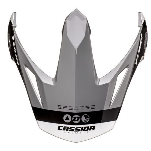 KŠILT PRO PŘILBY TOUR SPECTRE, CASSIDA (ŠEDÁ/BÍLÁ/ČERNÁ)