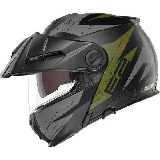 SCHUBERTH VYKLÁPĚCÍ ENDURO PŘILBA SCHUBERTH E2 EXPLORER GREEN