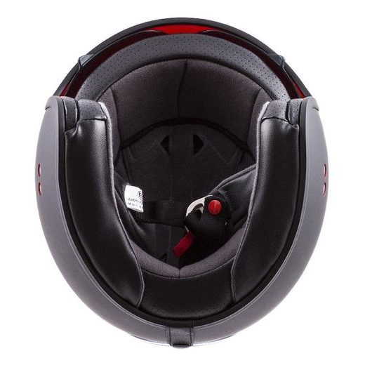 CASSIDA OTEVŘENÁ MOTO PŘILBA OHC JAWA OXYGEN OHC ČERVENÁ MATNÁ 