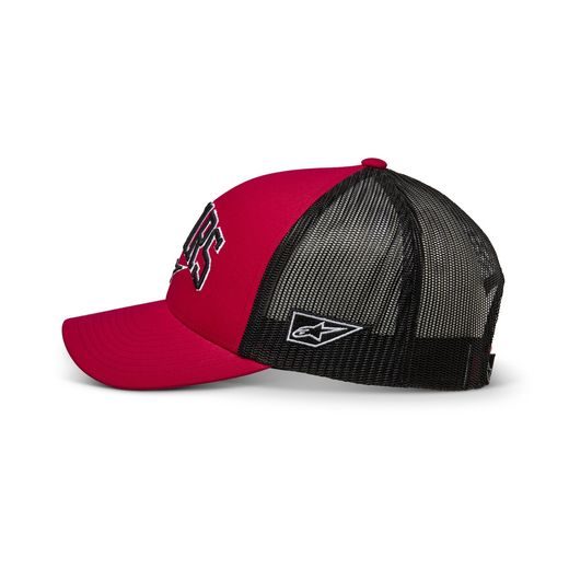KŠILTOVKA DUNKER TRUCKER, ALPINESTARS (ČERVENÁ/ČERNÁ)