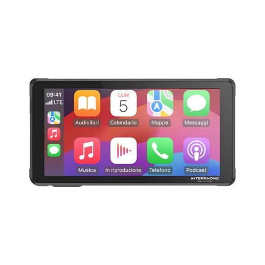 INTERPHONE DISPLEJ RIDESYNC - APPLE CARPLAY A ANDROID AUTO PRO MOTOCYKLY + STÍNÍTKO ZDARMA